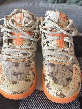 Puma LaMelo Ball Digital Camo Tan Basketball Shoes Mens US Sz 10.5 379217-01